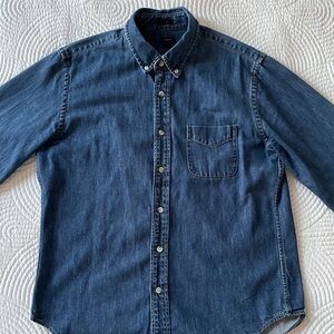 J.Crew Denim Shirt Large Slim
